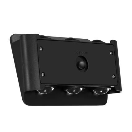 LED Solar-Wandleuchte ALF LED/4W/1300 mAh 3000K IP54 Schwarz