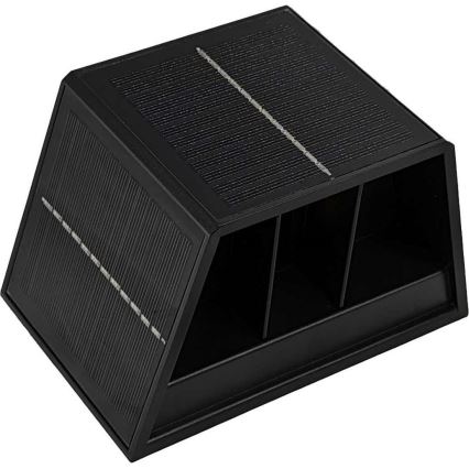 LED Solar-Wandleuchte CUBUS 2xLED/1,5W/3,7V 1500 mAh IP54