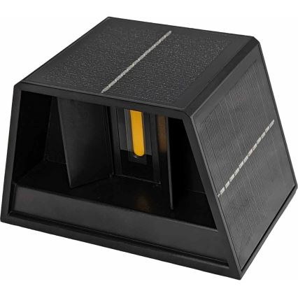 LED Solar-Wandleuchte CUBUS 2xLED/1,5W/3,7V 1500 mAh IP54