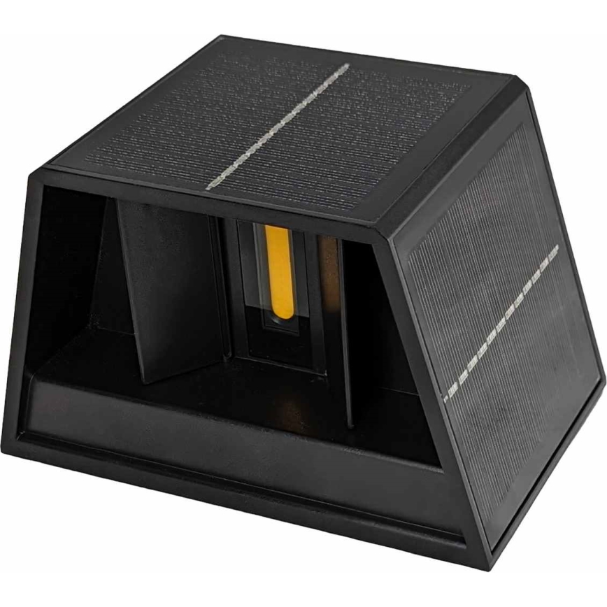 LED Solar-Wandleuchte CUBUS 2xLED/1,5W/3,7V 1500 mAh IP54