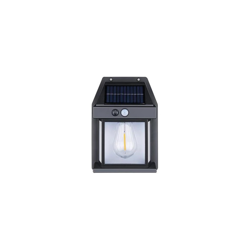 LED-Solar-Wandleuchte für den Außenbereich mit Sensor LED/1W/230V 1200 mAh IP65