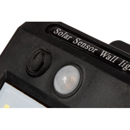 LED-Solar-Wandleuchte mit Bewegungsmelder LED/0,55W/3,7V 1200 mAh IP65