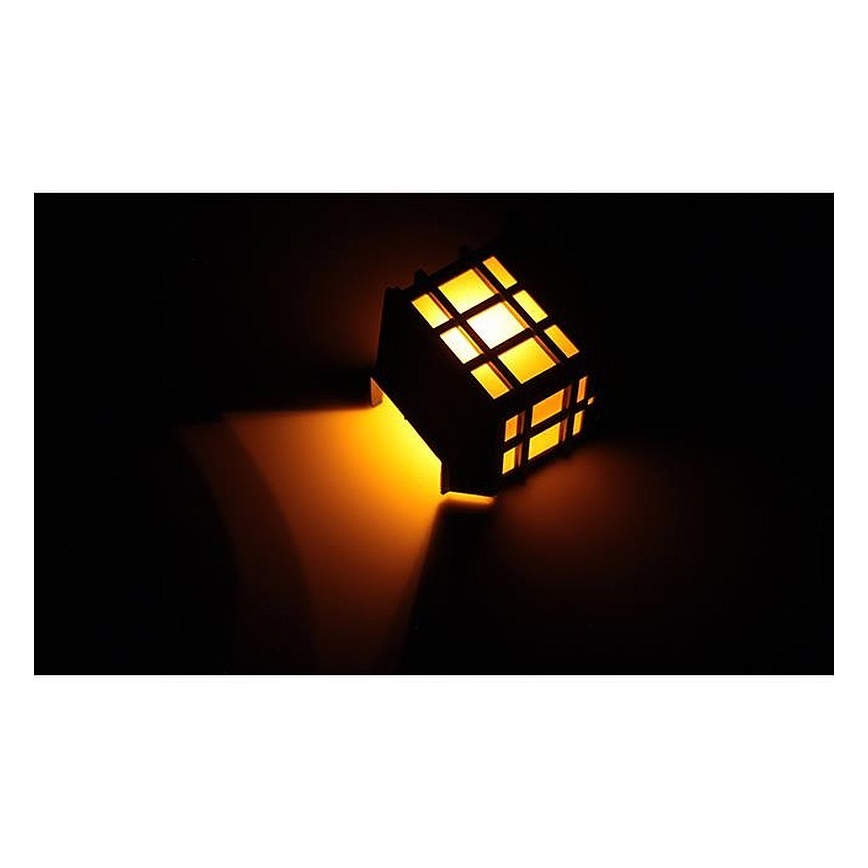 LED-Solar-Wandleuchte mit Dämmerungssensor LED/1,2V 600 mAh IP44