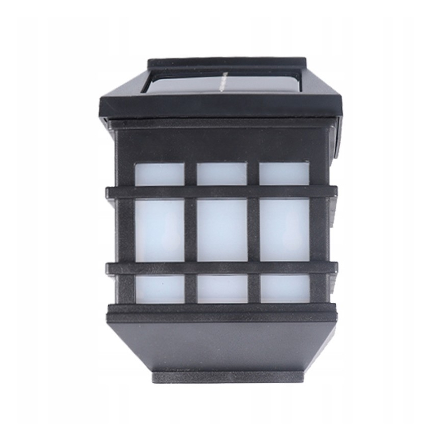 LED-Solar-Wandleuchte mit Dämmerungssensor LED/2V 70 mAh IP44