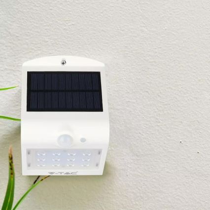 LED Solar-Wandleuchte mit Sensor LED/1.5W/3,7V IP65