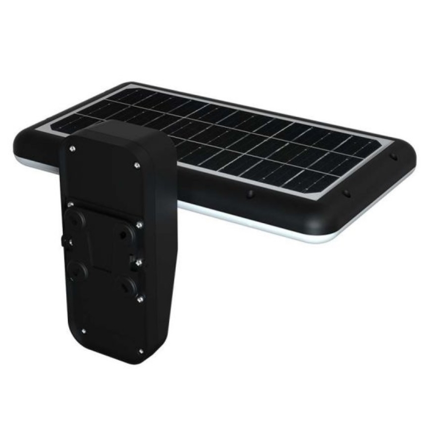 LED Solar-Wandleuchte mit Sensor LED/15W/3,2V 4000K/6000K IP65 6000 mAh Schwarz