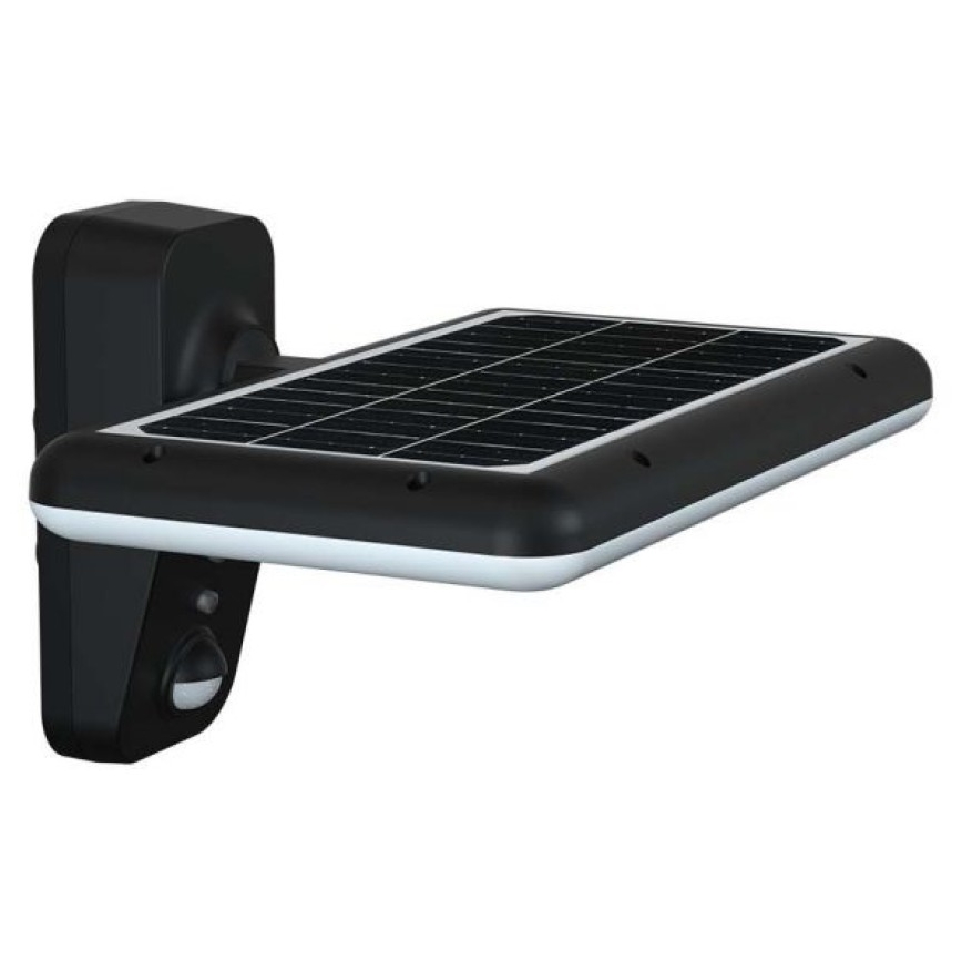 LED Solar-Wandleuchte mit Sensor LED/15W/3,2V 4000K/6000K IP65 6000 mAh Schwarz