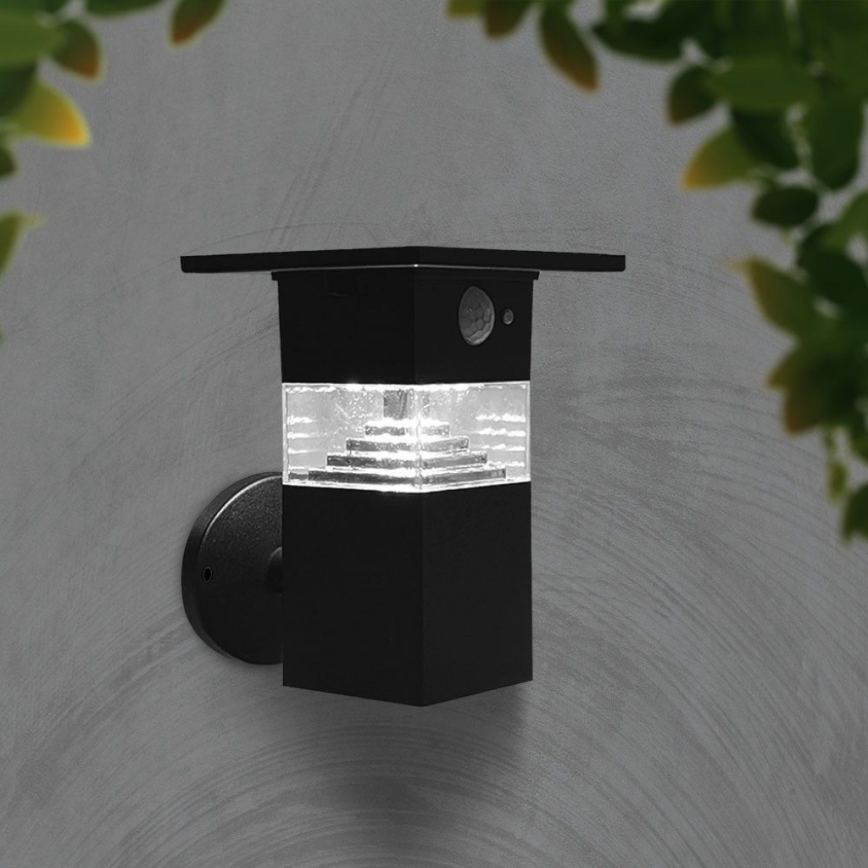 LED Solar-Wandleuchte mit Sensor LED/2,5W/3,7V IP54 3000K 2200 mAh