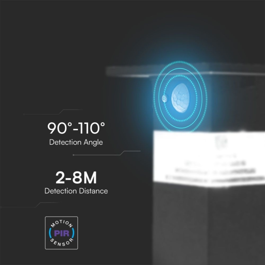 LED Solar-Wandleuchte mit Sensor LED/2,5W/3,7V IP54 3000K 2200 mAh