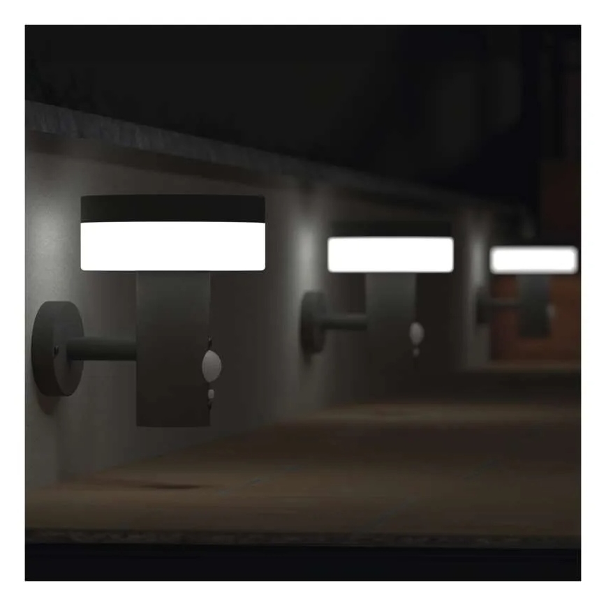 LED Solar-Wandleuchte mit Sensor LED/2W/3,7V 1200 mAh IP44