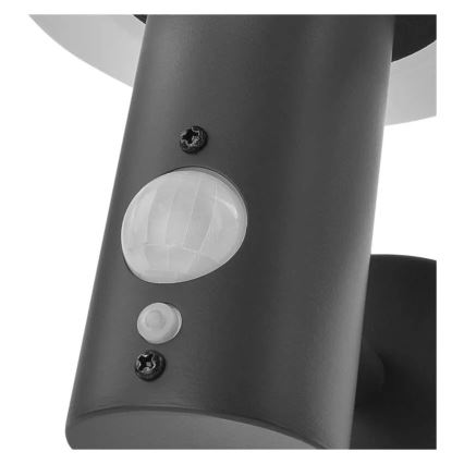 LED Solar-Wandleuchte mit Sensor LED/2W/3,7V 1200 mAh IP44