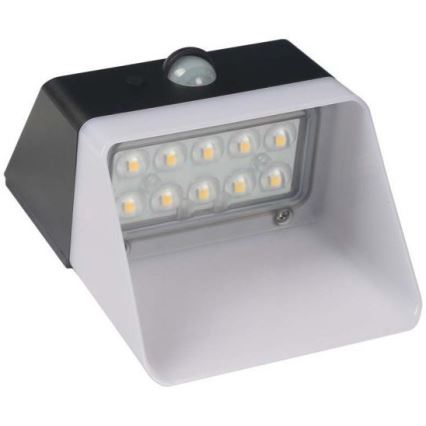 LED Solar-Wandleuchte mit Sensor LED/2W/3,7V 4000K IP65 1200 mAh