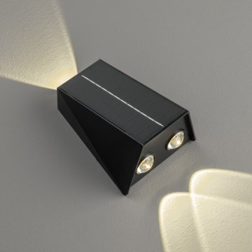 LED Solar-Wandleuchte mit Sensor LED/2W/5V IP54 1300 mAh