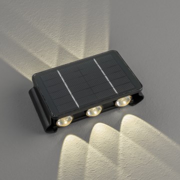 LED Solar-Wandleuchte mit Sensor LED/2W/5V IP54 1300 mAh
