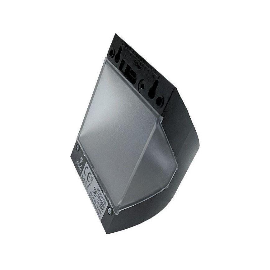 LED-Solar-Wandleuchte mit Sensor LED/3W/3,7V 3000/4000K 1200 mAh IP54 schwarz