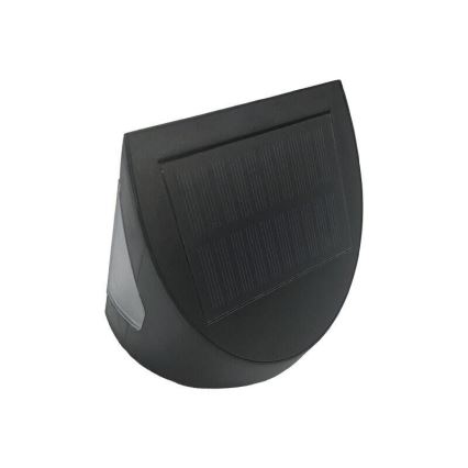 LED-Solar-Wandleuchte mit Sensor LED/3W/3,7V 3000/4000K 1200 mAh IP54 schwarz