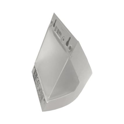 LED-Solar-Wandleuchte mit Sensor LED/3W/3,7V 3000/4000K 1200 mAh IP54 weiß