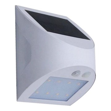 LED-Solar-Wandleuchte mit Sensor LED/3W/3,7V 3000/4000K 1200 mAh IP54 weiß