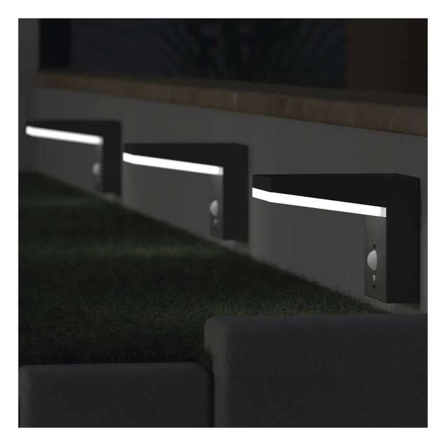 LED Solar-Wandleuchte mit Sensor LED/4,4W/3,7V 2200 mAh IP44