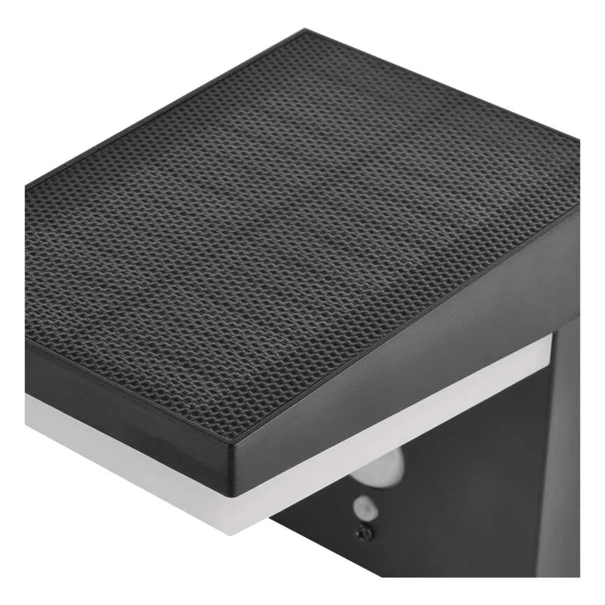 LED Solar-Wandleuchte mit Sensor LED/4,4W/3,7V 2200 mAh IP44