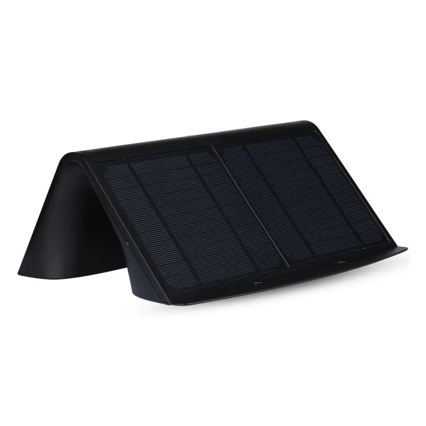 LED Solar-Wandleuchte mit Sensor LED/7W/3,7V 4000K IP65 4000 mAh Schwarz