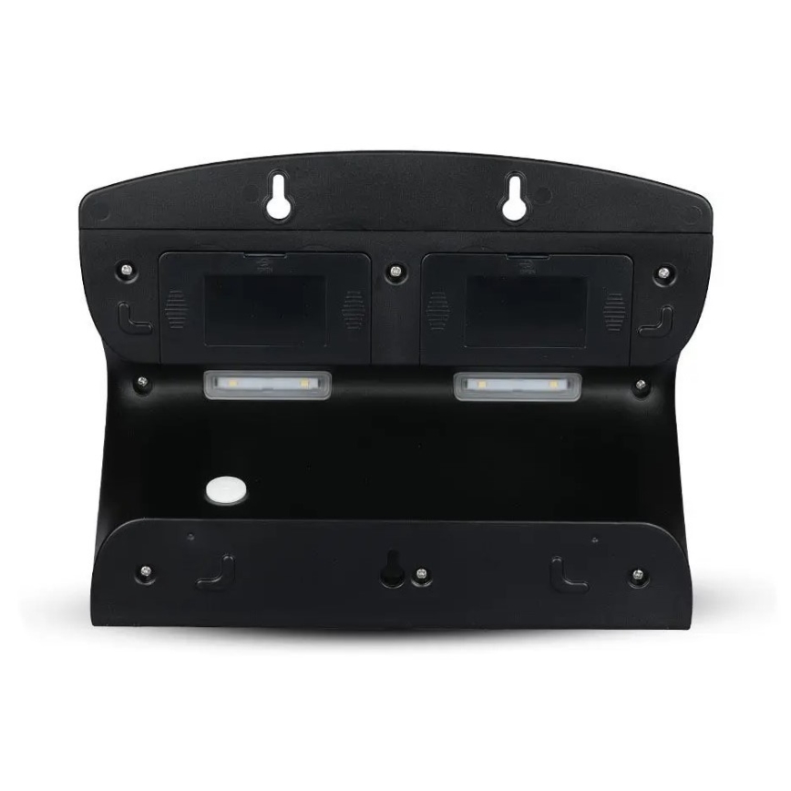 LED Solar-Wandleuchte mit Sensor LED/7W/3,7V 4000K IP65 4000 mAh Schwarz