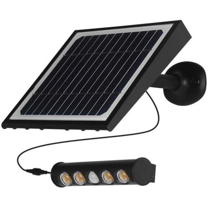 LED Solar-Wandleuchte mit Sensor LED/8W/3,7V IP65 3000K 4000 mAh