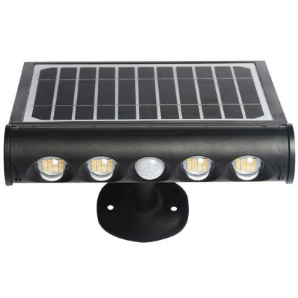 LED Solar-Wandleuchte mit Sensor LED/8W/3,7V IP65 3000K 4000 mAh