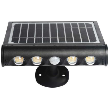 LED-Solar-Wandleuchte mit Sensor LED/8W/3,7V IP65 6000K