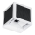 LED-Solar-Wandleuchte mit Sensor LED/9W/3,7V 3000/4000/6000K IP65 2600 mAh weiß