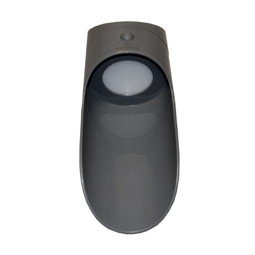 LED Solar-Wandleuchte mit Sensor PALESA LED/1W/3,7V IP65 1800 mAh grau