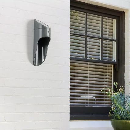 LED Solar-Wandleuchte mit Sensor PALESA LED/1W/3,7V IP65 1800 mAh grau