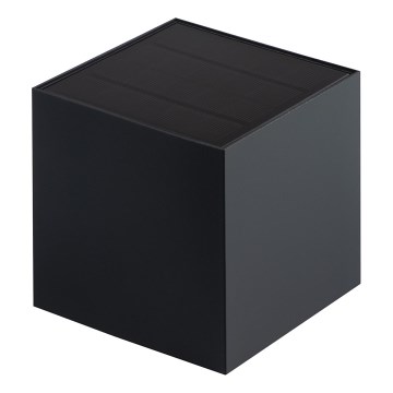 LED Solar-Wandleuchte mit Sensor REKA LED/3W/3,7V 1800 mAh 3000/4000/6500K IP65 schwarz