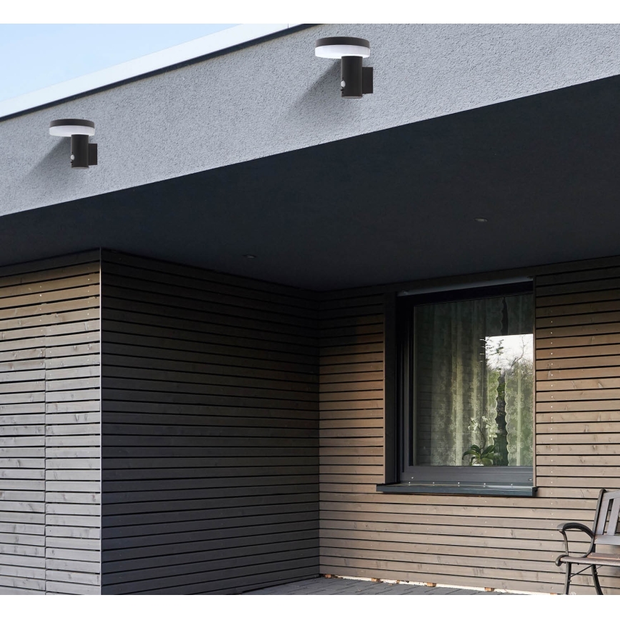 LED Solar-Wandleuchte mit Sensor SOLARIS3 LED/5,5W/3,7V 4000K IP44 2600 mAh