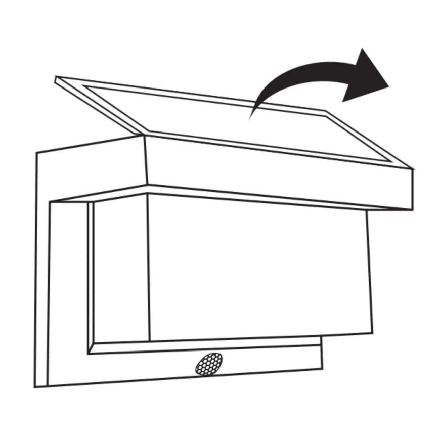 LED Solar-Wandleuchte mit Sensor TONY LED/3,7V 1800 mAh IP44