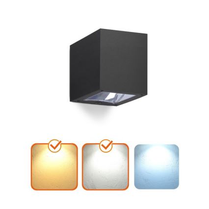 LED-Solar-Wandleuchte QUERK LED/1,2V 3000/4000K IP54 800 mAh