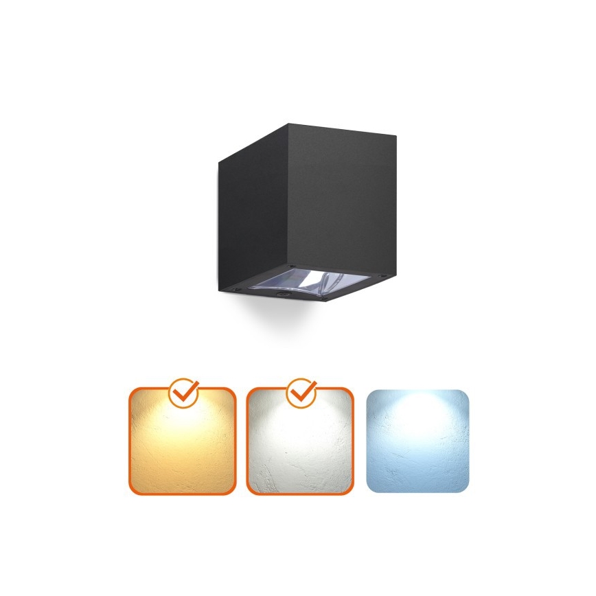 LED-Solar-Wandleuchte QUERK LED/1,2V 3000/4000K IP54 800 mAh