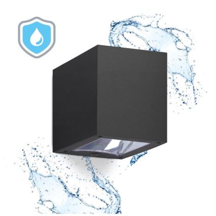 LED-Solar-Wandleuchte QUERK LED/1,2V 3000/4000K IP54 800 mAh