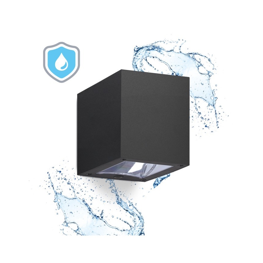 LED-Solar-Wandleuchte QUERK LED/1,2V 3000/4000K IP54 800 mAh