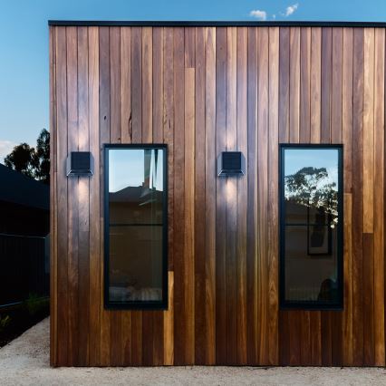 LED Solar-Wandleuchte WINGS LED/2W/1300 mAh 3,7V 6000K IP54 Schwarz