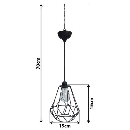 LED-Solarhängeleuchte KATTY 1,2V 300 mAh IP44