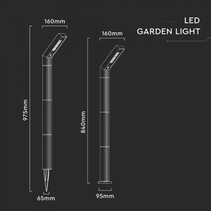 LED-Solarlampe 2-in-1 LED/1,5W/3,7V IP65 1500 mAh