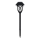 LED-Solarlampe LAWN, LED/1,2 V, 100 mAh, 3000 K, 44 cm, IP44, schwarz