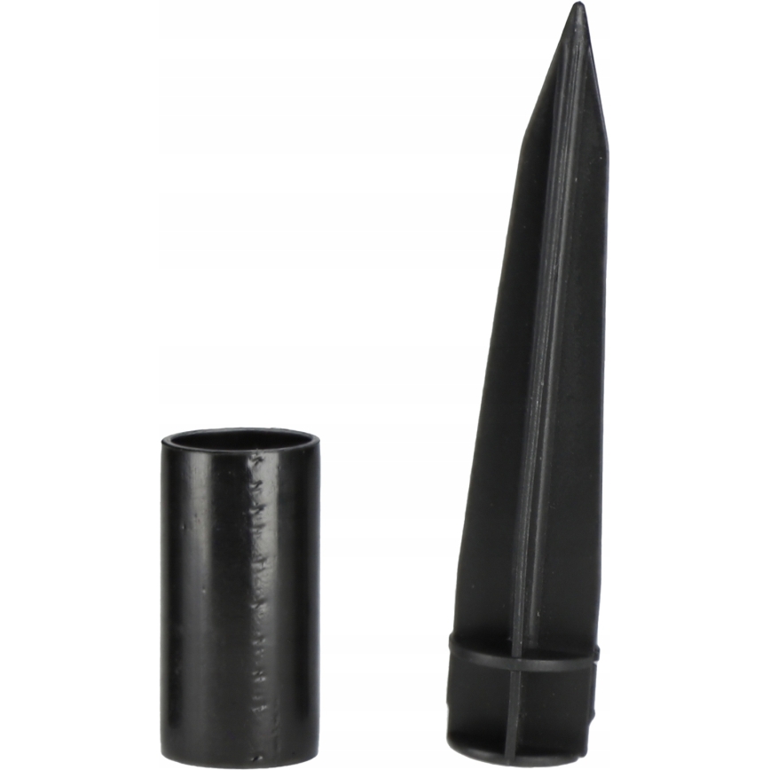 LED-Solarlampe LED/1,2 V 6500 K 200 mAh Ø 10 cm IP44 weiß/schwarz