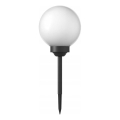 LED-Solarlampe LED/1,2V 6500K 200 mAh Ø 20 cm IP44 weiß/schwarz