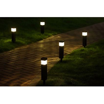 LED-Solarlampe MARTIN LED/1,2 V 150 mAh IP44 schwarz