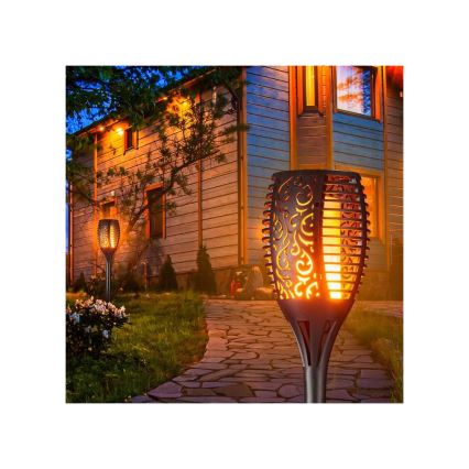 LED-Solarlampe mit Dämmerungssensor LED/1,2W/1,2V 600 mAh IP44