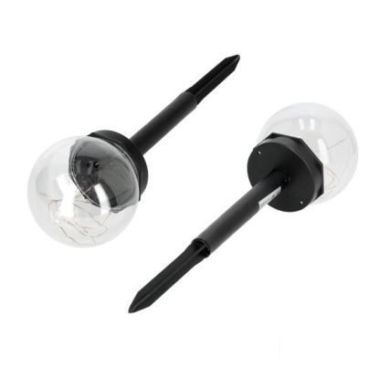 LED-Solarlampe mit Sensor GLEAM LED/1,2V 3000K IP44 40 mAh klar/schwarz