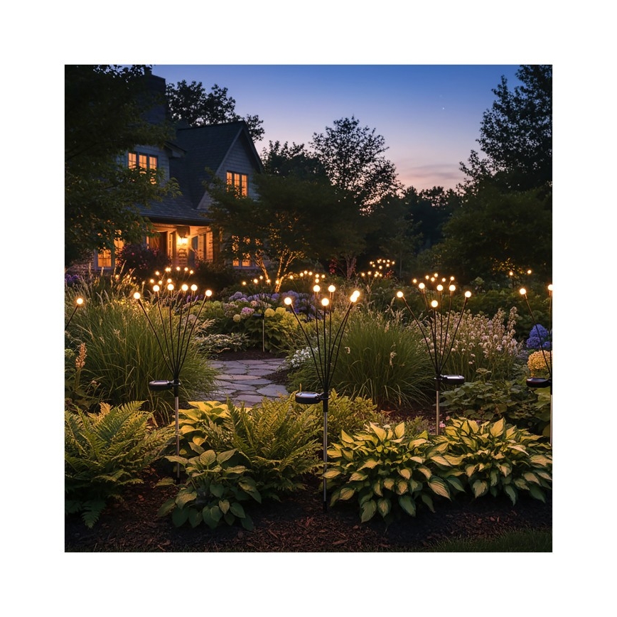 LED-Solarlampe mit Sensor SPRINKLE LED/1xAAA 3000K IP44 200 mAh