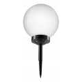 LED-Solarleuchte 1,2 V, 6500 K, 200 mAh, Ø 25 cm, IP44, weiß/schwarz